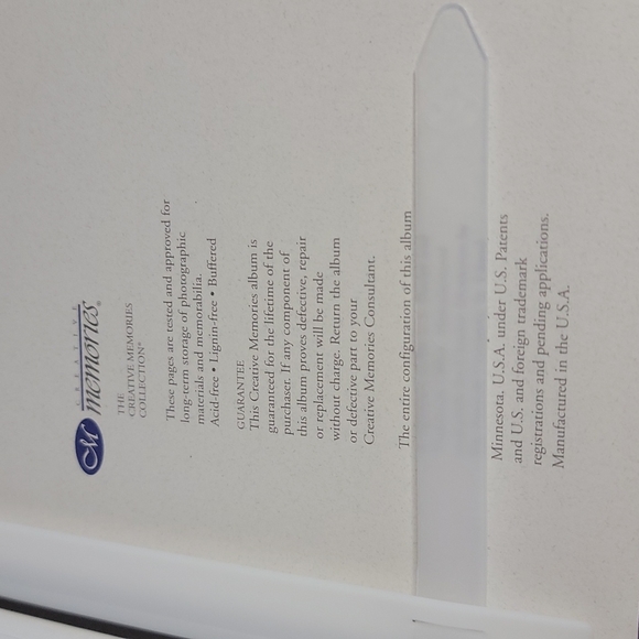 7x7 Purple and Silver Creative Memories Album - Picture 2 of 4